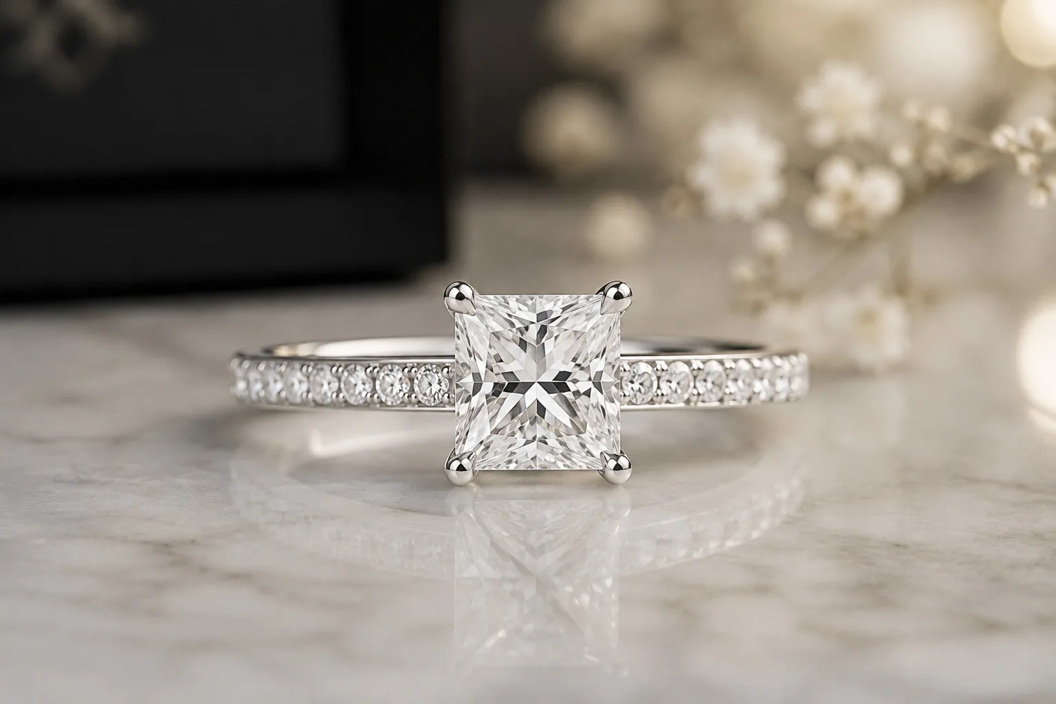 Princess vs. cushion diamonds: sharp geometry or softened corners?